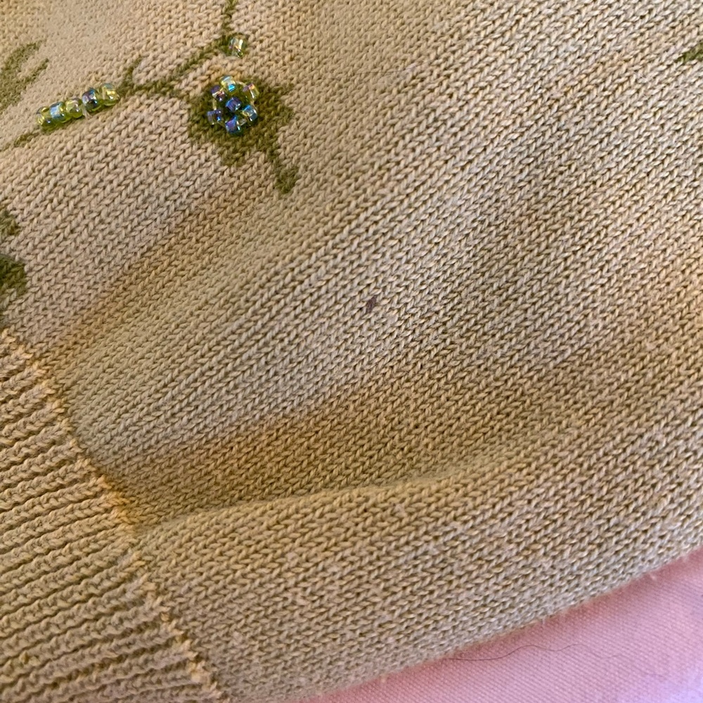 Y2K Express beaded green cardigan - Picture 6 of 12